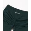 AUROLA Influence Workout Shorts for Women,2.5 3.5 4.5 5.5 6.5 No Roll Up Squat Proof Scrunch Seamless Compression Gym Short(Ponderosa Green)