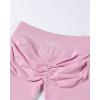 AUROLA Influence Workout Shorts for Women,2.5 3.5 4.5 5.5 6.5 No Roll Up Squat Proof Scrunch Seamless Compression Gym Short(Sweet Pink)