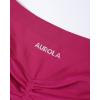 AUROLA Influence Workout Shorts for Women,2.5 3.5 4.5 5.5 6.5 No Roll Up Squat Proof Scrunch Seamless Compression Gym Short(Vivid Cerise)