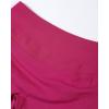 AUROLA Influence Workout Shorts for Women,2.5 3.5 4.5 5.5 6.5 No Roll Up Squat Proof Scrunch Seamless Compression Gym Short(Vivid Cerise)