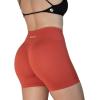 AUROLA Intensify V2.0 Women’s Workout Shorts Athletic Running Shorts, Seamless High Waist Gym Yoga Shorts(Baked Apple)
