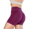 AUROLA Intensify V2.0 Women’s Workout Shorts Athletic Running Shorts, Seamless High Waist Gym Yoga Shorts(Magenta)
