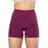 AUROLA Intensify V2.0 Women’s Workout Shorts Athletic Running Shorts, Seamless High Waist Gym Yoga Shorts(Magenta)