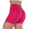 AUROLA Intensify V2.0 Women’s Workout Shorts Athletic Running Shorts, Seamless High Waist Gym Yoga Shorts(Pink)