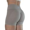 AUROLA Intensify V2.0 Women’s Workout Shorts Athletic Running Shorts, Seamless High Waist Gym Yoga Shorts(Silver Sconce)