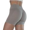 AUROLA Intensify V2.0 Women’s Workout Shorts Athletic Running Shorts, Seamless High Waist Gym Yoga Shorts(Silver Sconce)