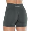 AUROLA Intensify V2.0 Women’s Workout Shorts Athletic Running Shorts, Seamless High Waist Gym Yoga Shorts(Steel Grey)