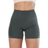 AUROLA Intensify V2.0 Women’s Workout Shorts Athletic Running Shorts, Seamless High Waist Gym Yoga Shorts(Steel Grey)