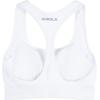 AUROLA Power Racerback Sport Bra for Women,Seamless Padded Active Workout Gym Yoga Crop Tank Top(White)