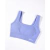 AUROLA Power Sports Bras for Women – Push Up Workout Bra Square Neck Yoga Bra Padded Low Impact Gym Bra Crop Top(Jacaranda)