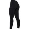 AUROLA Power Workout Leggings for Women Tummy Control Squat Proof Ribbed Thick Seamless Scrunch Active Pants(Set (Black+black))