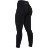 AUROLA Power Workout Leggings for Women Tummy Control Squat Proof Ribbed Thick Seamless Scrunch Active Pants(Set (Black+dark Grey))