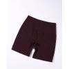 AUROLA Power Workout Shorts for Women Tummy Control Squat Proof Ribbed Thick Seamless Scrunch Active Short(Black Cherry)