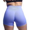 AUROLA Power Workout Shorts for Women Tummy Control Squat Proof Ribbed Thick Seamless Scrunch Active Short(Jacaranda)