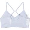 AUROLA Serpent Seamless Sports Bras for Women,Backless Padded Strappy Workout Gym Yoga Crop Tops(Pack(gray Dawn+black))