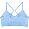 AUROLA Serpent Seamless Sports Bras for Women,Backless Padded Strappy Workout Gym Yoga Crop Tops(Placid Blue)