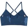AUROLA Serpent Seamless Sports Bras for Women,Backless Padded Strappy Workout Gym Yoga Crop Tops(Serpent- Water Blue)