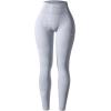 AUROLA Serpent Snake Seamless Scrunch Workout Leggings for Women,Girls Squat Proof Ribbed Thick Active Gym Pants(Gray Dawn)