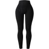 AUROLA Serpent Snake Seamless Scrunch Workout Leggings for Women,Girls Squat Proof Ribbed Thick Active Gym Pants(Pack (Black + Water Blue))