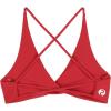 AUROLA Venus Women Sports Bras Backless Strappy Workout Bra, Low Support Removable Padded Gym Bras(Venus-solid-chili Red)