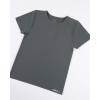AUROLA Women Essentials Seamless Short Sleeve Fitted Tshirt Gym Workout Athletic Shirts Top Tee(Steel Grey)