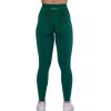 AUROLA Workout Leggings for Women Seamless Scrunch Tights Tummy Control Gym Fitness Girl Sport Active Yoga Pants(Alpine Green)