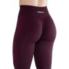 AUROLA Workout Leggings for Women Seamless Scrunch Tights Tummy Control Gym Fitness Girl Sport Active Yoga Pants(Black Cherry)