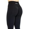 AUROLA Workout Leggings for Women Seamless Scrunch Tights Tummy Control Gym Fitness Girl Sport Active Yoga Pants(Black(3 Pieces Pack))