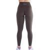 AUROLA Workout Leggings for Women Seamless Scrunch Tights Tummy Control Gym Fitness Girl Sport Active Yoga Pants(Chestnut Brown)