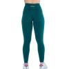 AUROLA Workout Leggings for Women Seamless Scrunch Tights Tummy Control Gym Fitness Girl Sport Active Yoga Pants(Deep Teal)