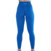 AUROLA Workout Leggings for Women Seamless Scrunch Tights Tummy Control Gym Fitness Girl Sport Active Yoga Pants(Diva Blue)