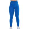 AUROLA Workout Leggings for Women Seamless Scrunch Tights Tummy Control Gym Fitness Girl Sport Active Yoga Pants(Diva Blue)