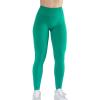 AUROLA Workout Leggings for Women Seamless Scrunch Tights Tummy Control Gym Fitness Girl Sport Active Yoga Pants(Golf Green)