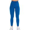AUROLA Workout Leggings for Women Seamless Scrunch Tights Tummy Control Gym Fitness Girl Sport Active Yoga Pants(Lapis Blue)