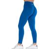 AUROLA Workout Leggings for Women Seamless Scrunch Tights Tummy Control Gym Fitness Girl Sport Active Yoga Pants(Lapis Blue)