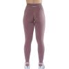 AUROLA Workout Leggings for Women Seamless Scrunch Tights Tummy Control Gym Fitness Girl Sport Active Yoga Pants(Old Rose)