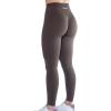 AUROLA Workout Leggings for Women Seamless Scrunch Tights Tummy Control Gym Fitness Girl Sport Active Yoga Pants(Pack(black/Tuxedo Blue/Chestnut Brown))