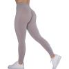 AUROLA Workout Leggings for Women Seamless Scrunch Tights Tummy Control Gym Fitness Girl Sport Active Yoga Pants(Raindrops)