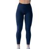 AUROLA Workout Leggings for Women Seamless Scrunch Tights Tummy Control Gym Fitness Girl Sport Active Yoga Pants(Tuxedo Blue)