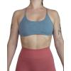 AUROLA Workout Sports Bras Women Athletic Removable Backless Strappy Criss Cross Light Support Gym Fitness Yoga Crop Bra(Pack (Ice Flower-army Green/Dark Grey/Haze Blue))