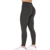 AUROLA CAMO Collection Workout Leggings for Women Subtle Logo Seamless Scrunch Gym Tights Yoga Running Active Pants(Asphalt Grey)