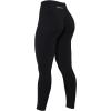 AUROLA CAMO Collection Workout Leggings for Women Subtle Logo Seamless Scrunch Gym Tights Yoga Running Active Pants(Black)