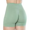 AUROLA Dream Collection Women Workout Shorts High Waist Gym Shorts, Scrunch Butt Seamless Athletic Shorts(Camo-bean Green)