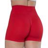 AUROLA Dream Collection Women Workout Shorts High Waist Gym Shorts, Scrunch Butt Seamless Athletic Shorts(Camo-bright Red)