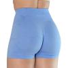 AUROLA Dream Collection Women Workout Shorts High Waist Gym Shorts, Scrunch Butt Seamless Athletic Shorts(Camo-serenity Blue)