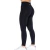 AUROLA Dream Collection Workout Leggings for Women High Waist Seamless Scrunch Athletic Running Gym Fitness Active Pants(Dark Black)