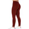 AUROLA Dream Collection Workout Leggings for Women High Waist Seamless Scrunch Athletic Running Gym Fitness Active Pants(Fired Brick)