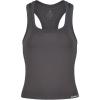 AUROLA Essentials Seamless Sleeveless Racerback Top,Women Subtle Marl Workout Square Neck Fitted Tank(Chestnut Brown)