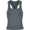 AUROLA Essentials Seamless Sleeveless Racerback Top,Women Subtle Marl Workout Square Neck Fitted Tank(Steel Grey)