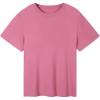 AUROLA Everyday Tshirt for Women, Workout Tops Short Sleeve Lightweight Shirts, Yoga Running Gym Athletic Tee Top(Lotus Red)